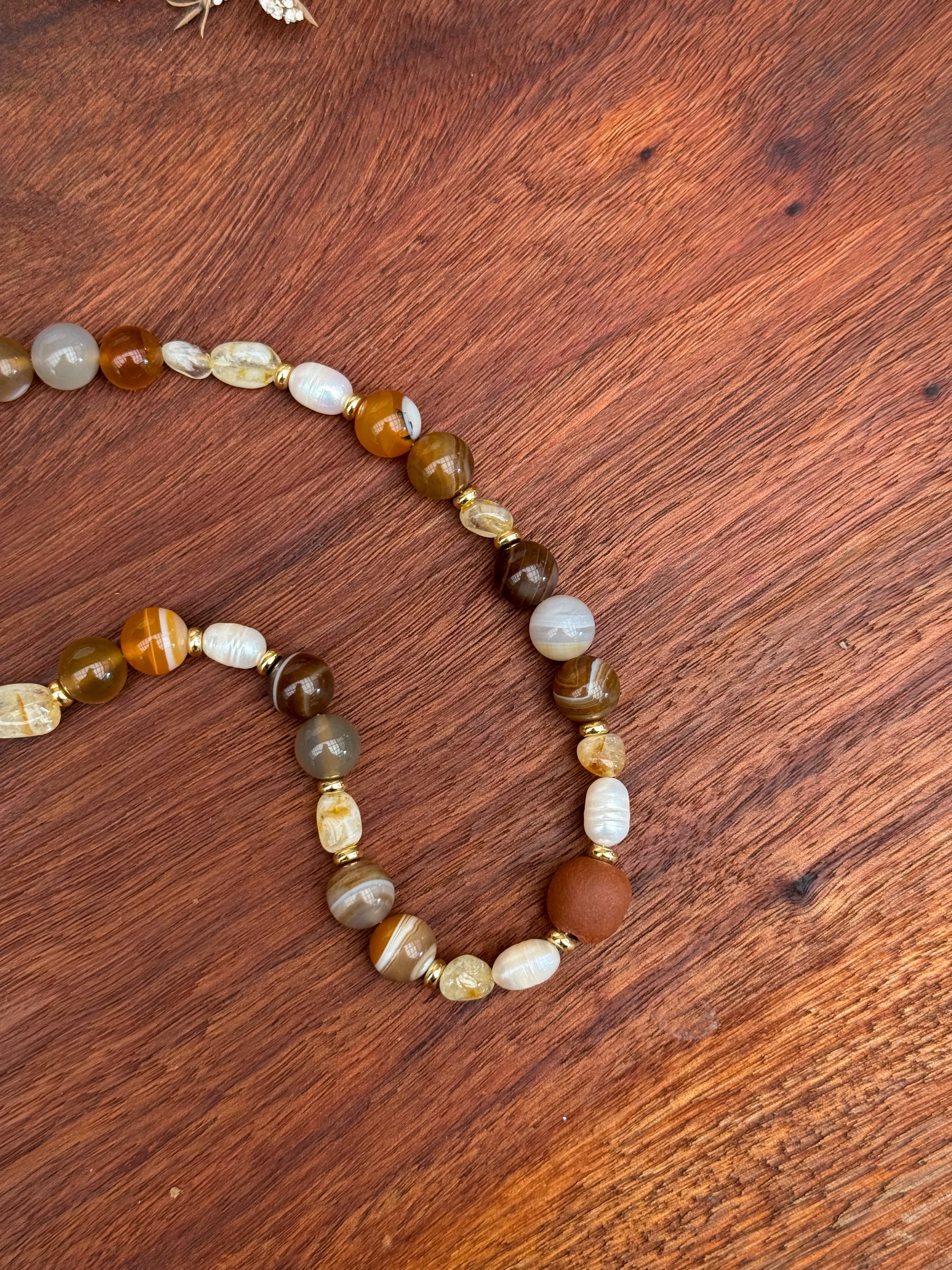 Clay & Flame Necklace