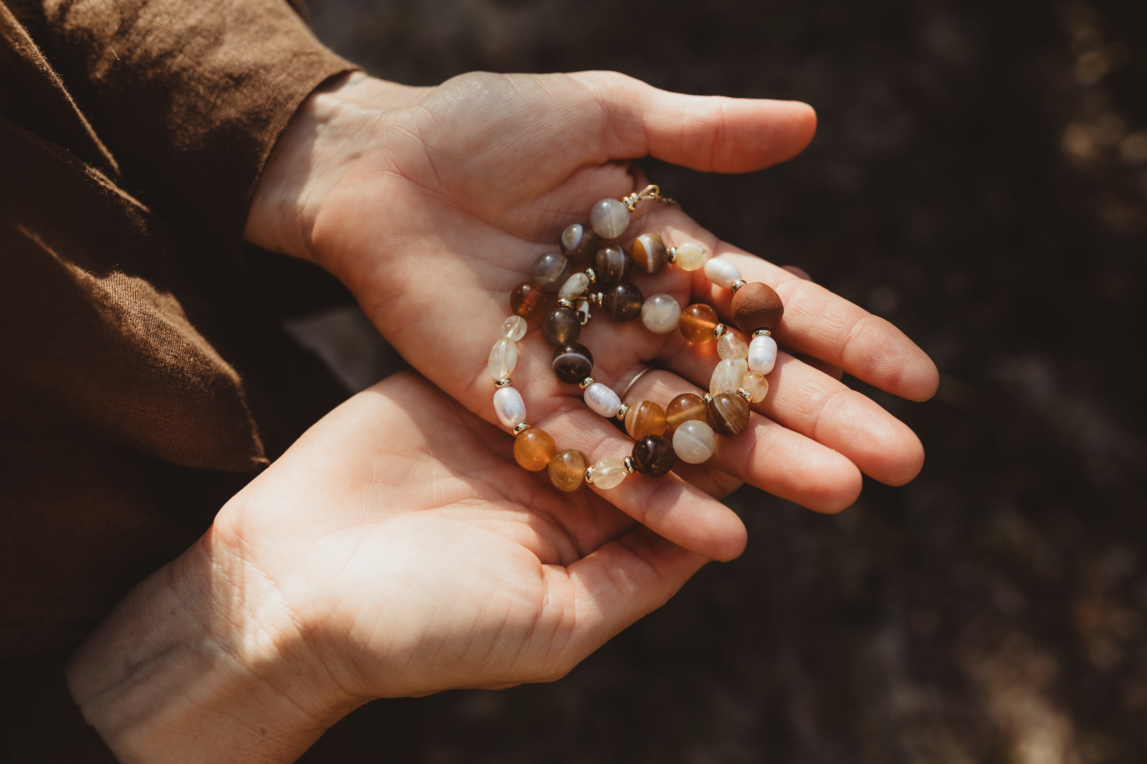 Clay & Flame Necklace