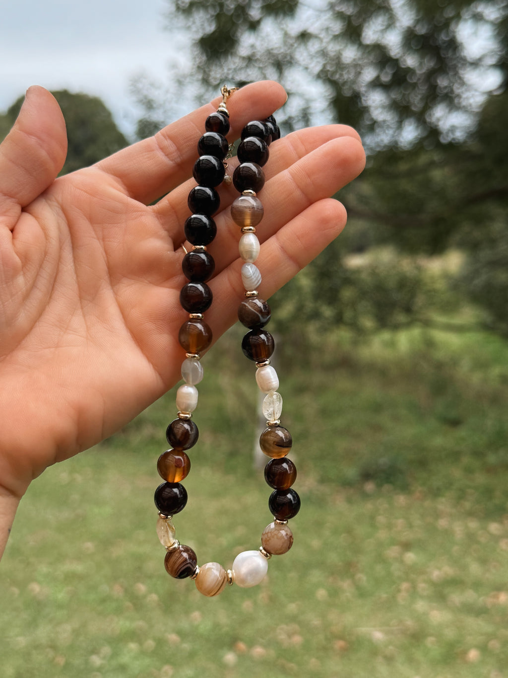 Espresso Necklace