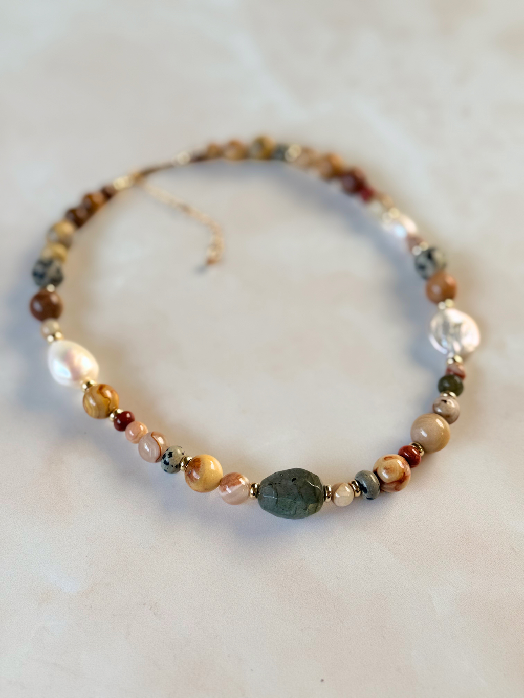 Golden Earth Necklace