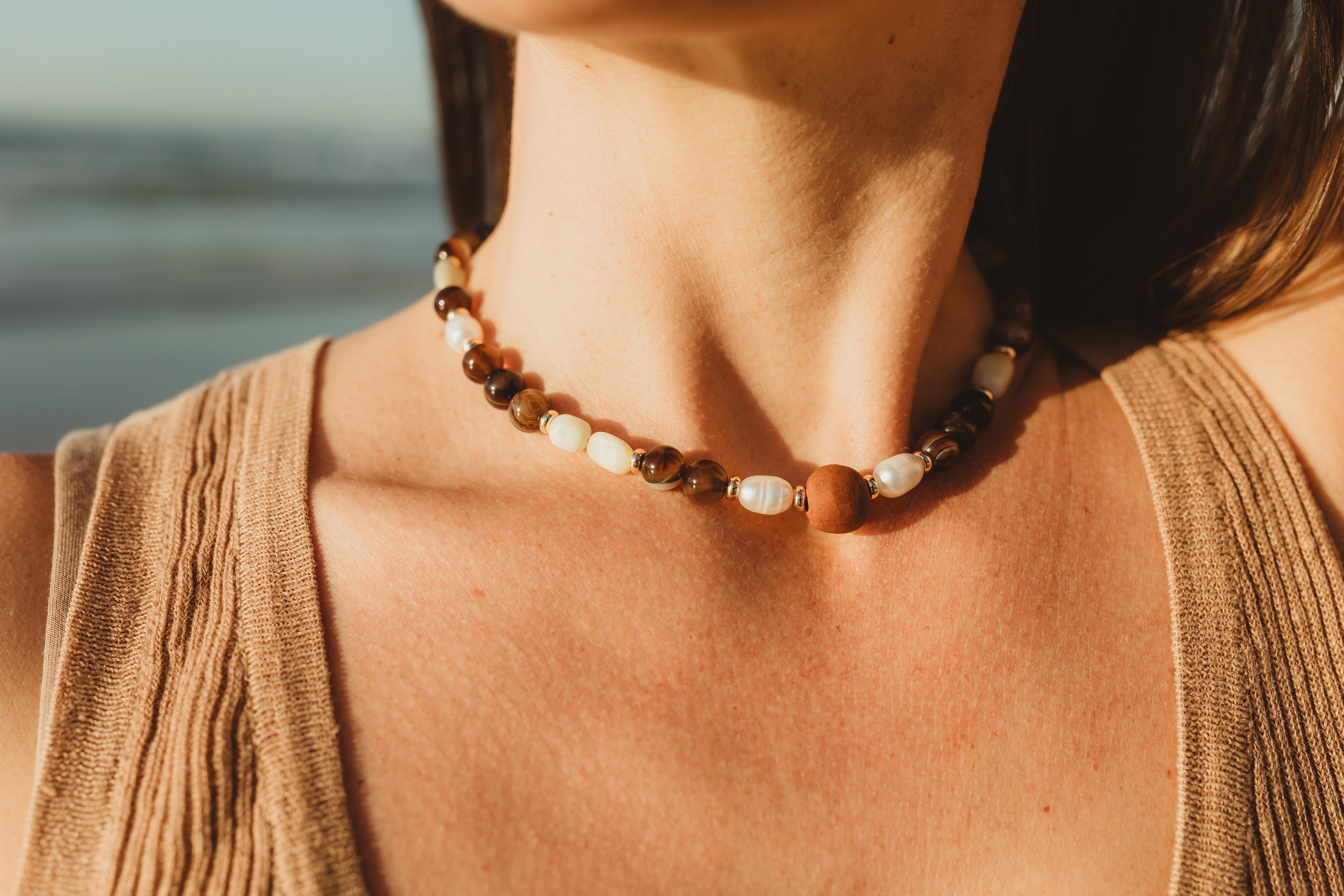 Moss & Bark Necklace