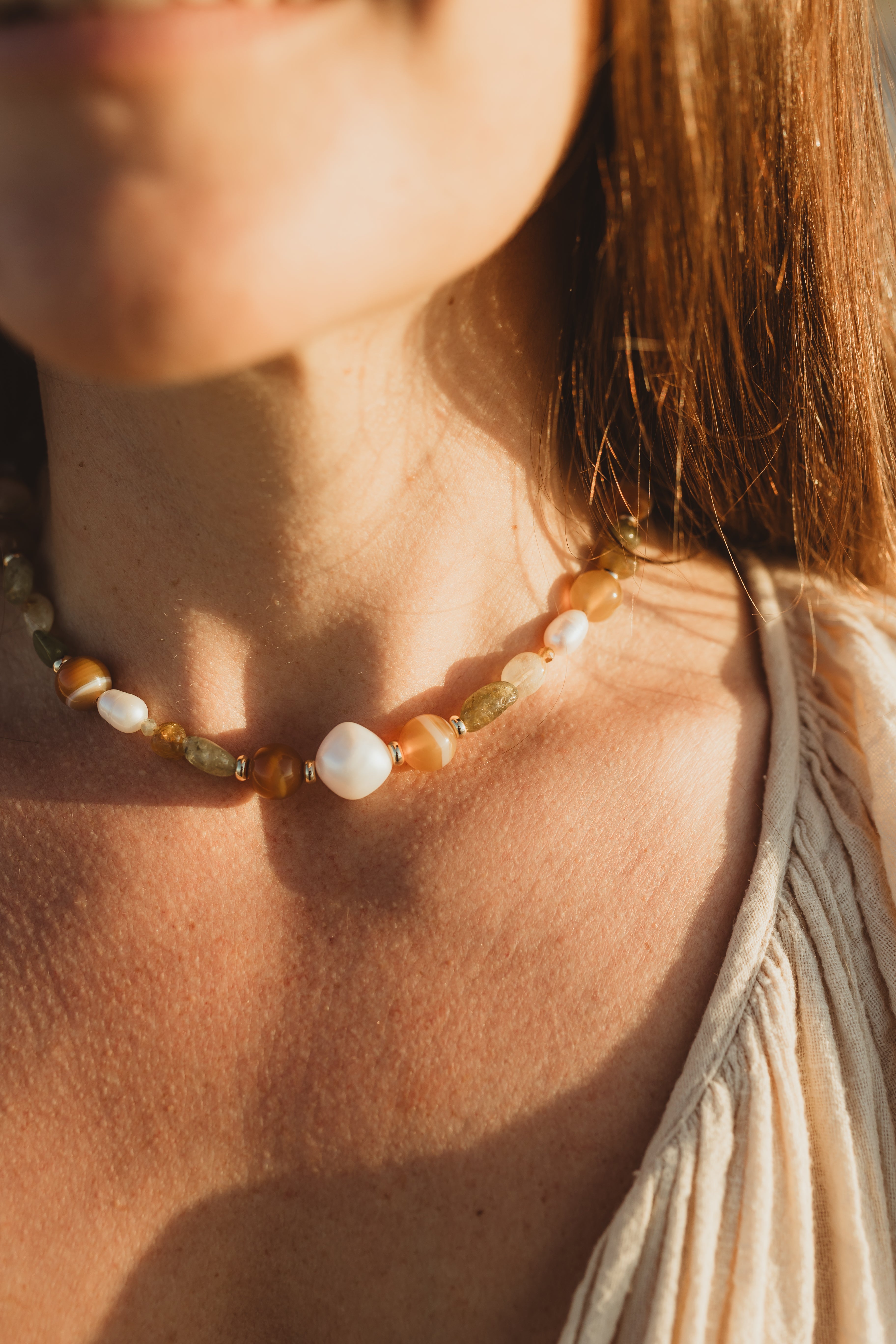 Rust & Fern Necklace