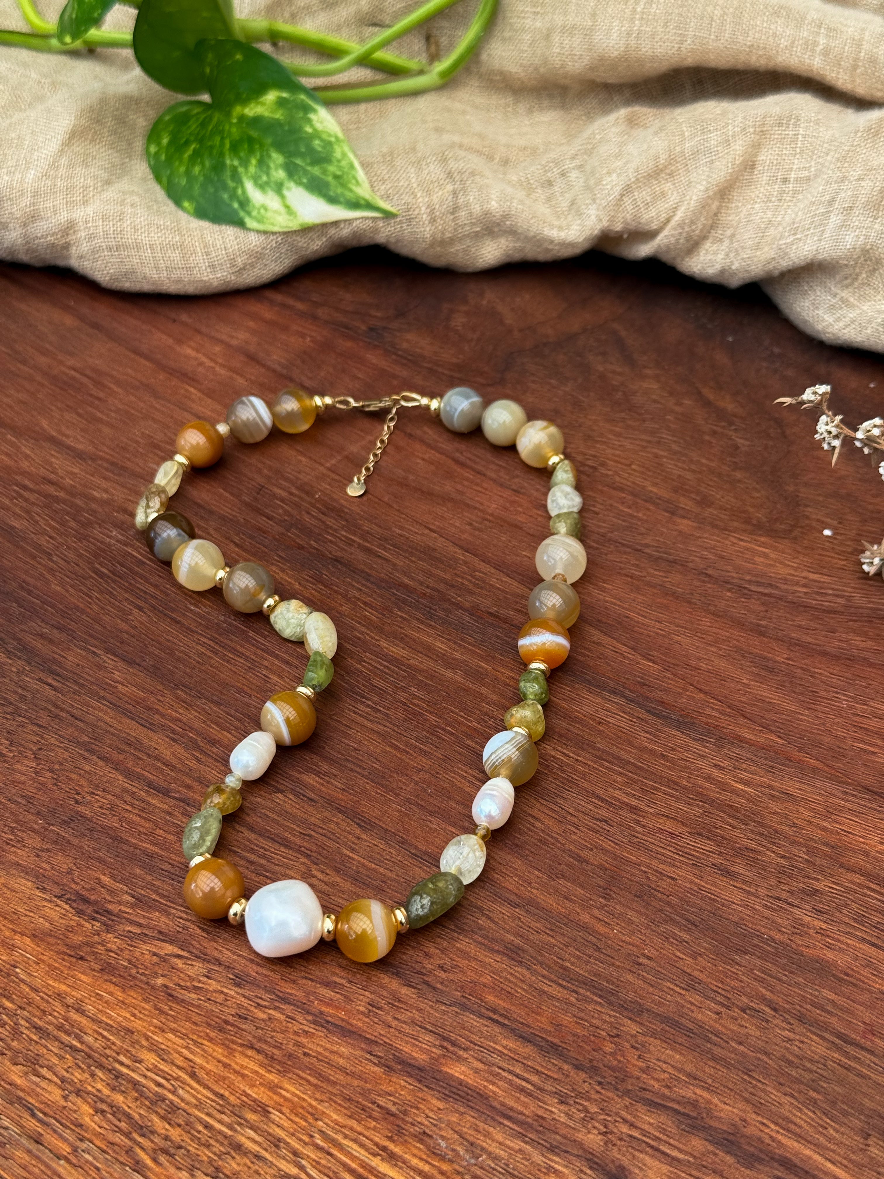 Rust & Fern Necklace