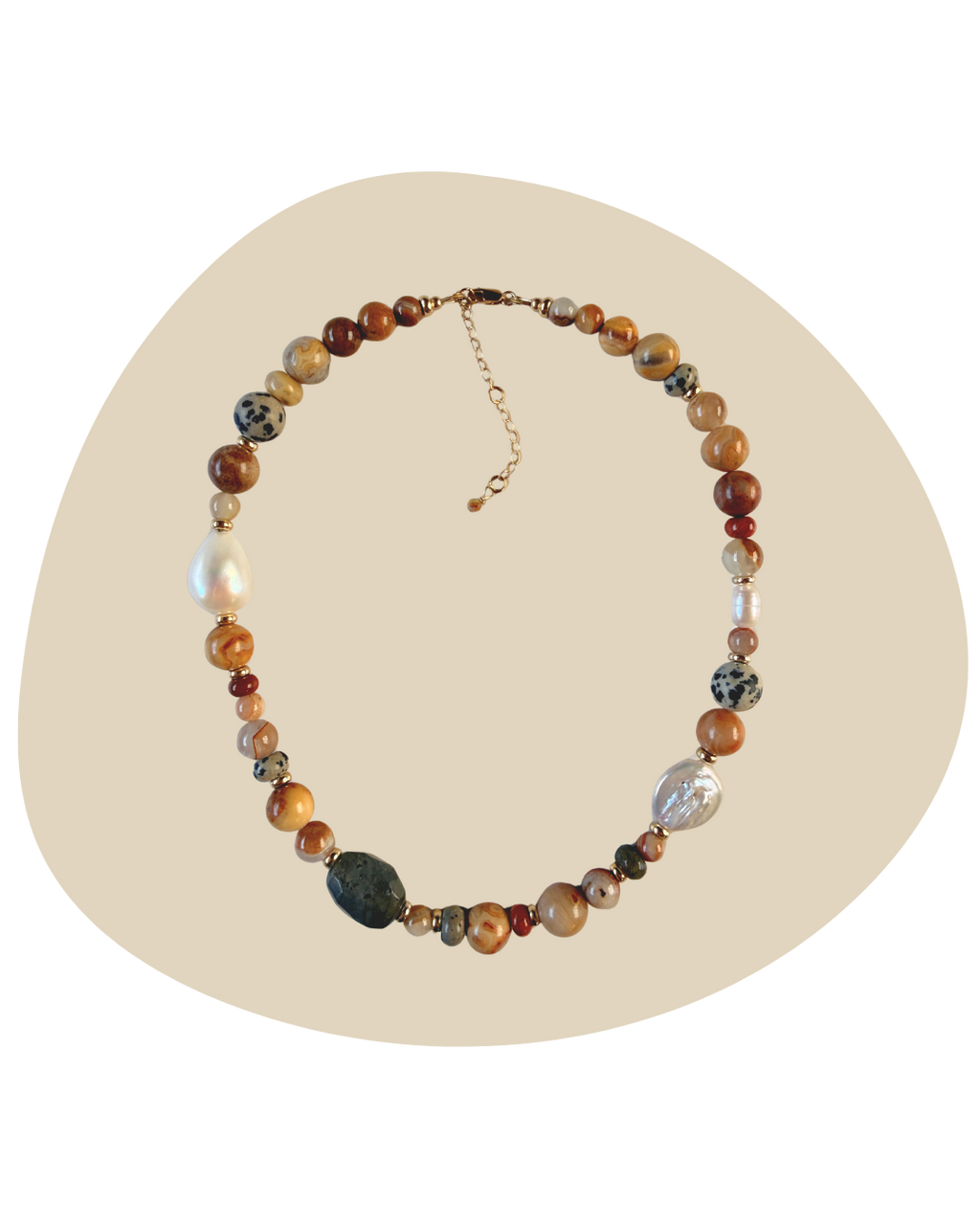 Golden Earth Necklace